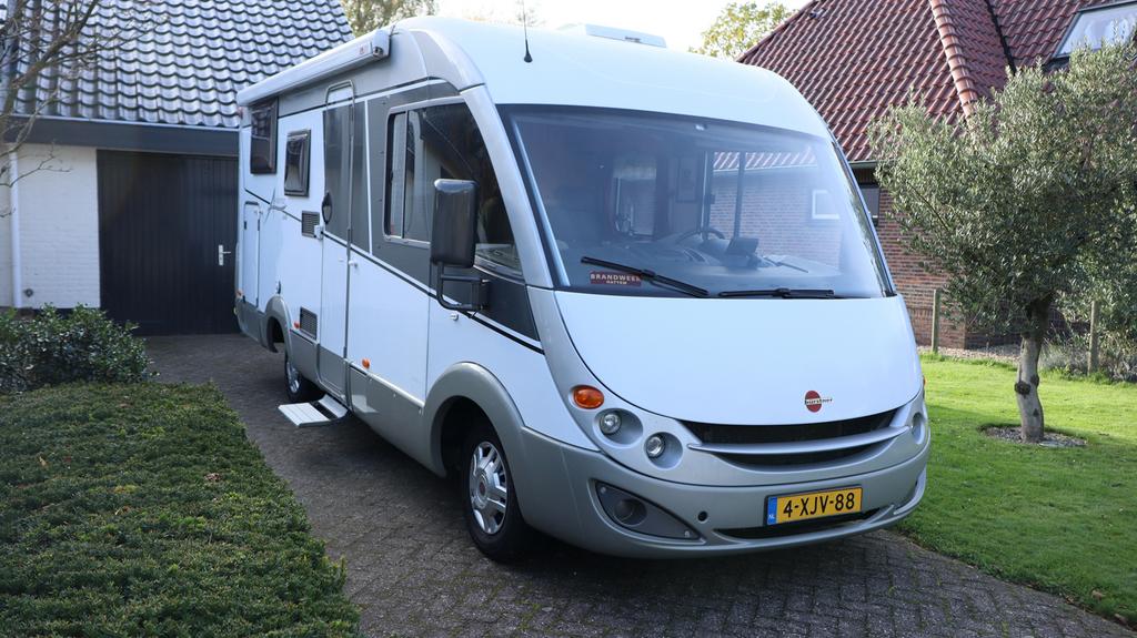 Intergraal Bürstner aviano i640  2008, Caravans en Kamperen, Integraal, Ringverwarming, Fiat, 6 tot 7 meter