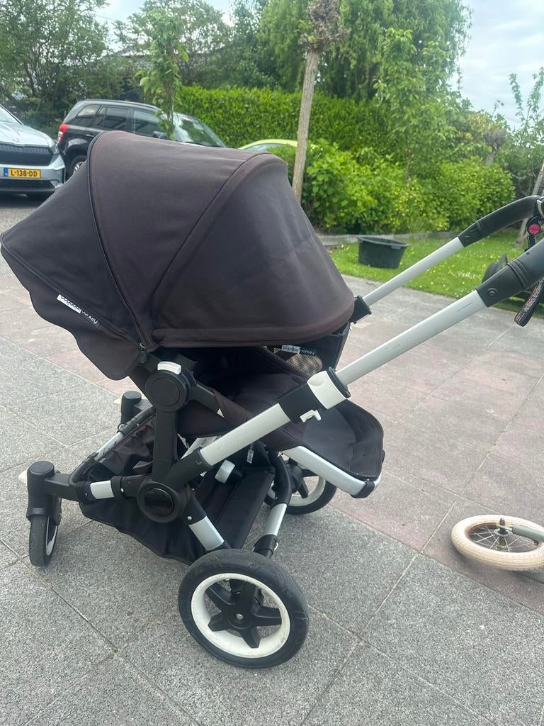 Bugaboo Donkey Duo Kinderwagen, Luchtbanden, Bugaboo, Zo goed als nieuw, Ophalen
