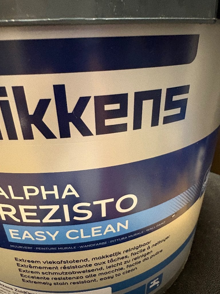 Sikkens alpha rezisto easy clean 10 liter, 10 tot 15 liter, Ophalen, Nieuw, Blauw