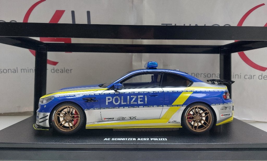 GT Spirit 1:18 BMW AC Schnitzer ACS2 Polizei 2024 nieuw, Ophalen of Verzenden, Nieuw, Auto, Overige merken