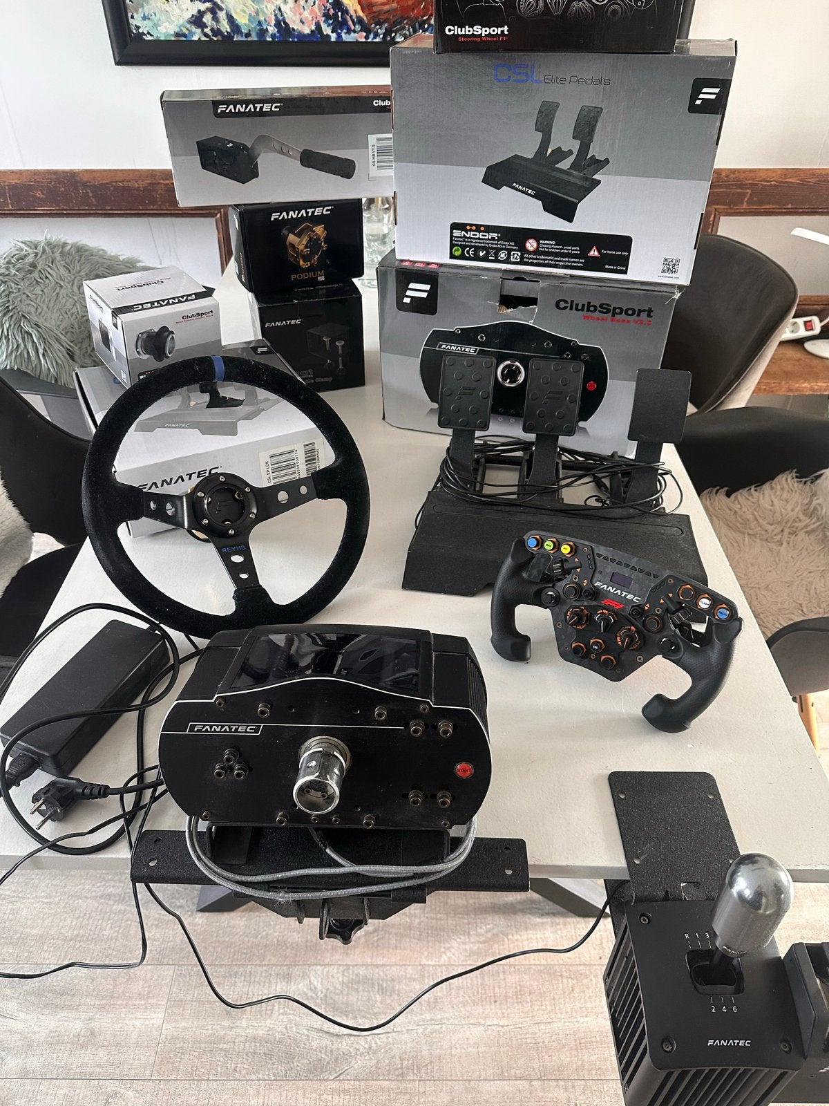 Fanatec Sim Racing Bundel - Compleet Set, Spelcomputers en Games, Ophalen, Overige merken, Gebruikt