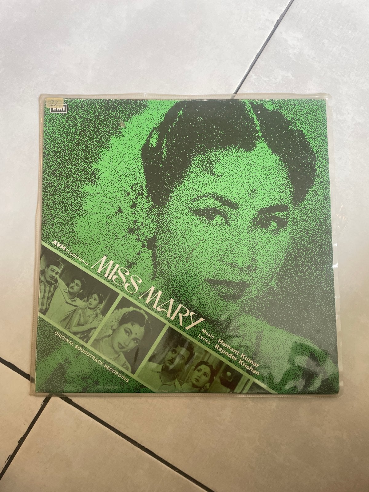 Miss Mary - Originele Soundtrack Recording LP (Indiaas), LP, Gebruikt, Originele persing, 12 inch