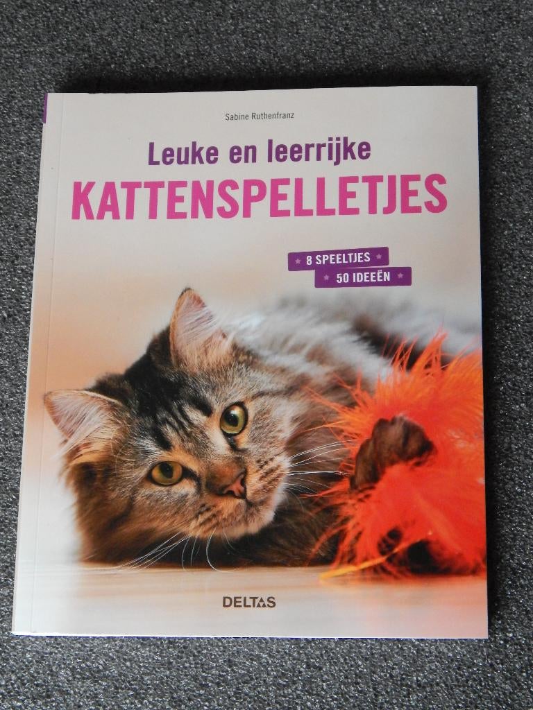 Leuke en leerzame kattenspelletjes, Boeken, Ophalen of Verzenden, Nieuw, Katten