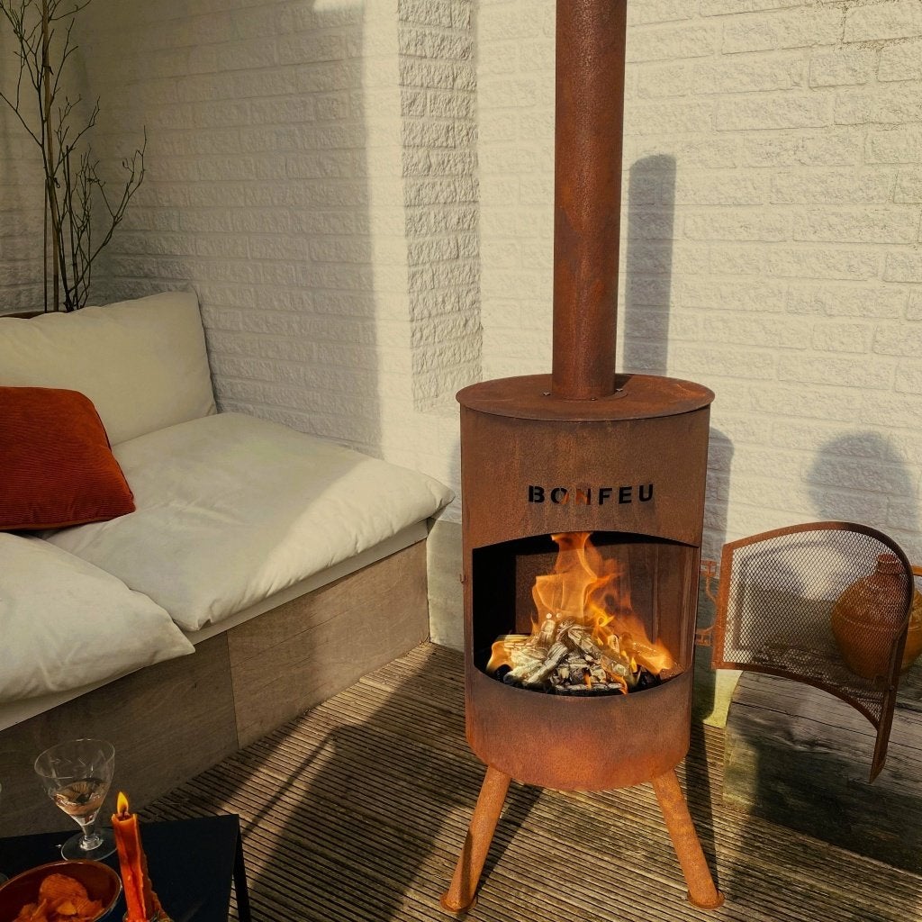 Tuinhaard Cortenstaal BonTon 50 van Bonfeu, Info@hout-art.nl, Nieuw, Ophalen of Verzenden, Hoeves 3 in Schijndel