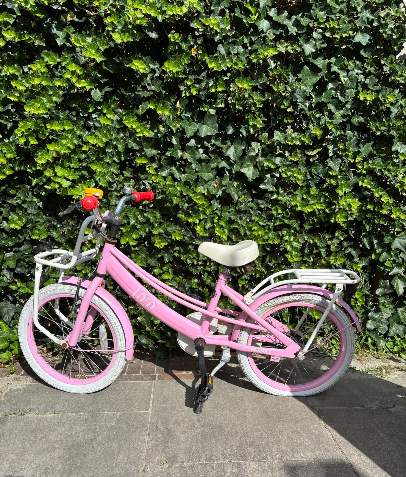 Meisjes fiets 18 inch roze, Fietsen en Brommers, Ophalen, Zo goed als nieuw, 18 inch