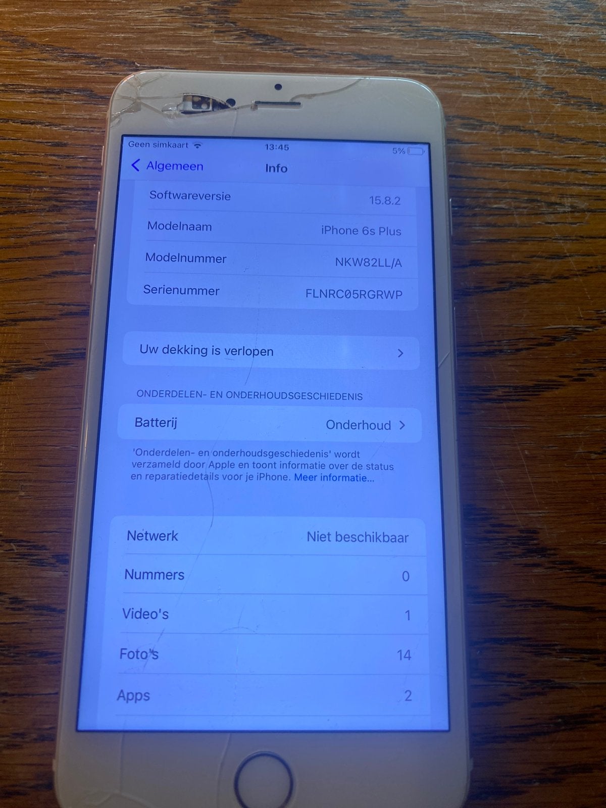 Iphone 6s plus, 16 GB, Telecommunicatie, Mobiele telefoons | Apple iPhone, Gebruikt, IPhone 6S Plus, Ophalen of Verzenden, Zonder abonnement