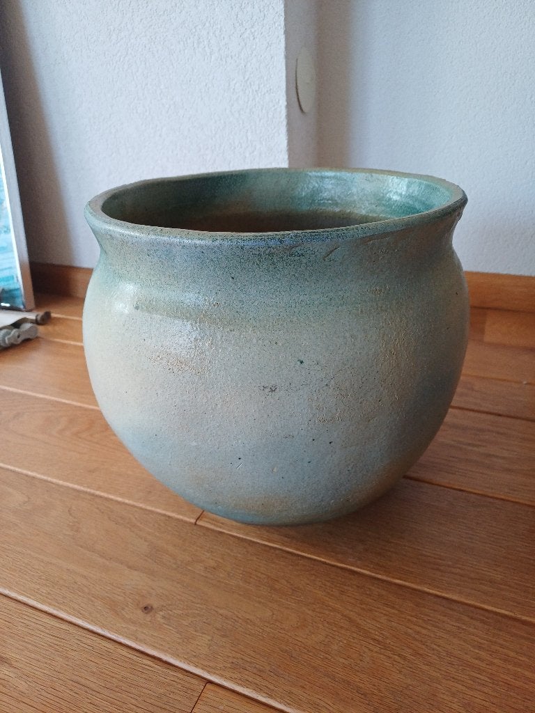 Bloempot, Tuin en Terras, Bloempotten, Rond, Zo goed als nieuw, Minder dan 40 cm, Tuin