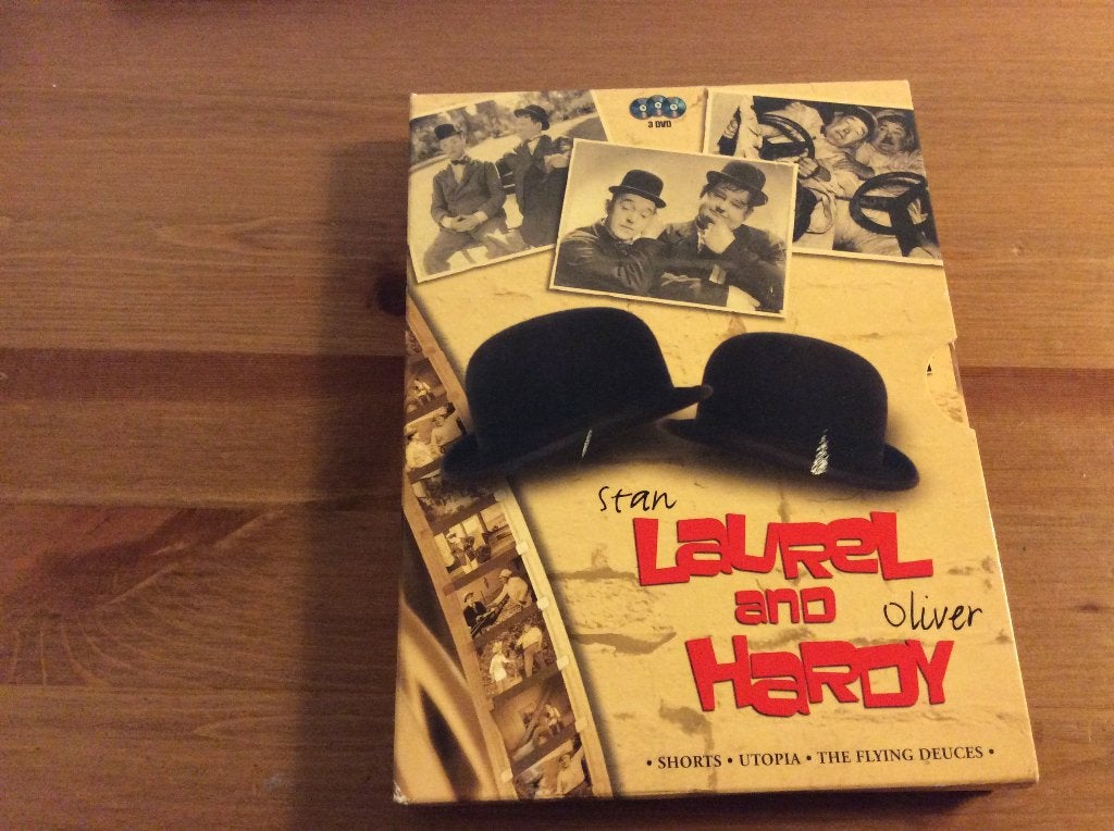 Laurel and Hardy 3-dvd box, Alle leeftijden, Ophalen of Verzenden, Gebruikt, Klassieker