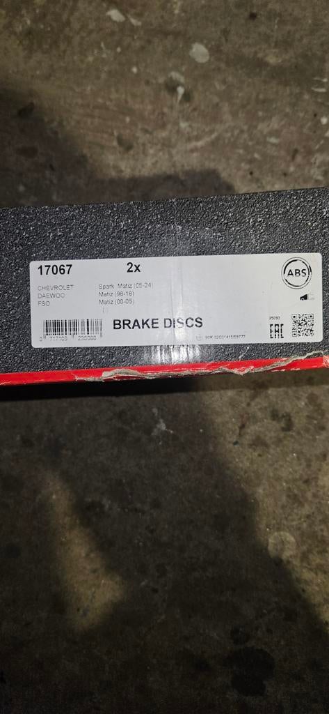 Remschijven deawoo matiz, Ophalen of Verzenden, Nieuw