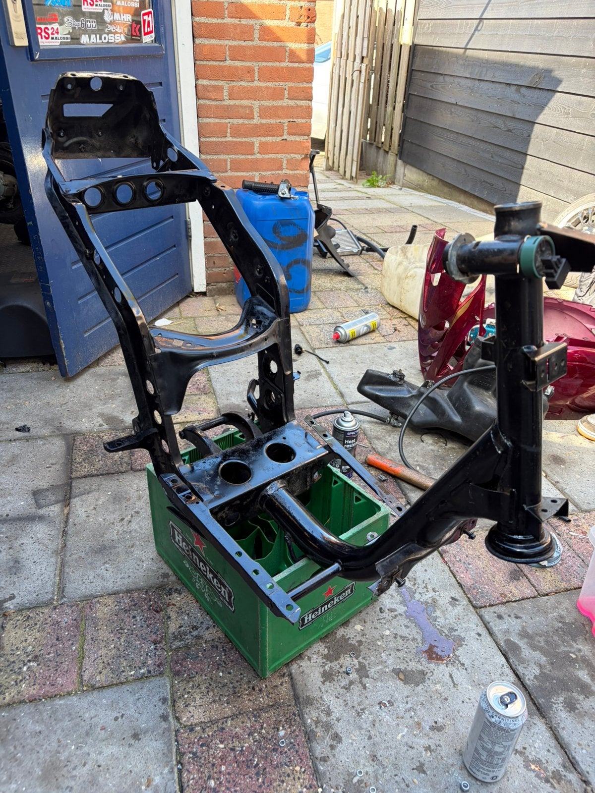 BROM FRAME ZONDER WOK, Fietsen en Brommers, Ophalen