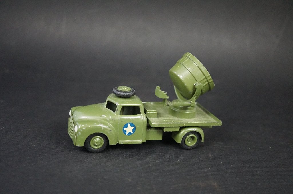Tekno Vilmer Bedford militair met zoeklicht - TOP vintage, Ophalen of Verzenden