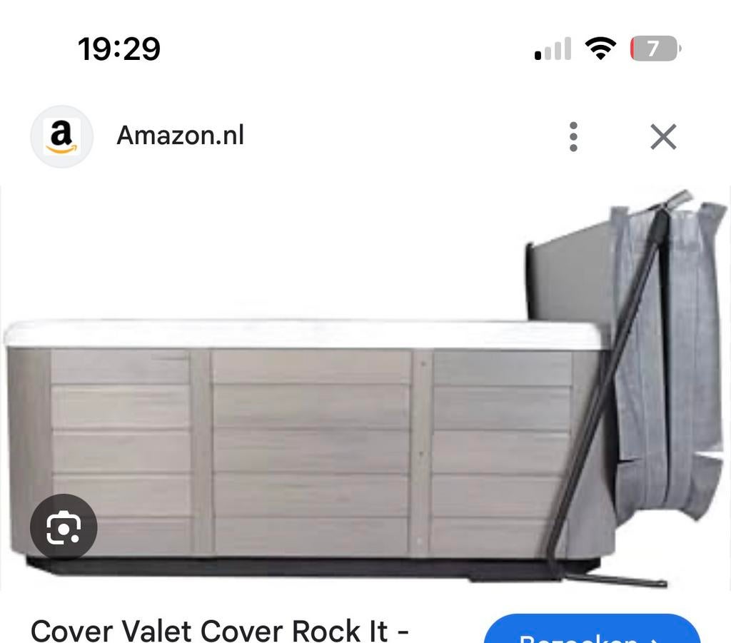 Jacuzzi coverlift, Ophalen, Zo goed als nieuw