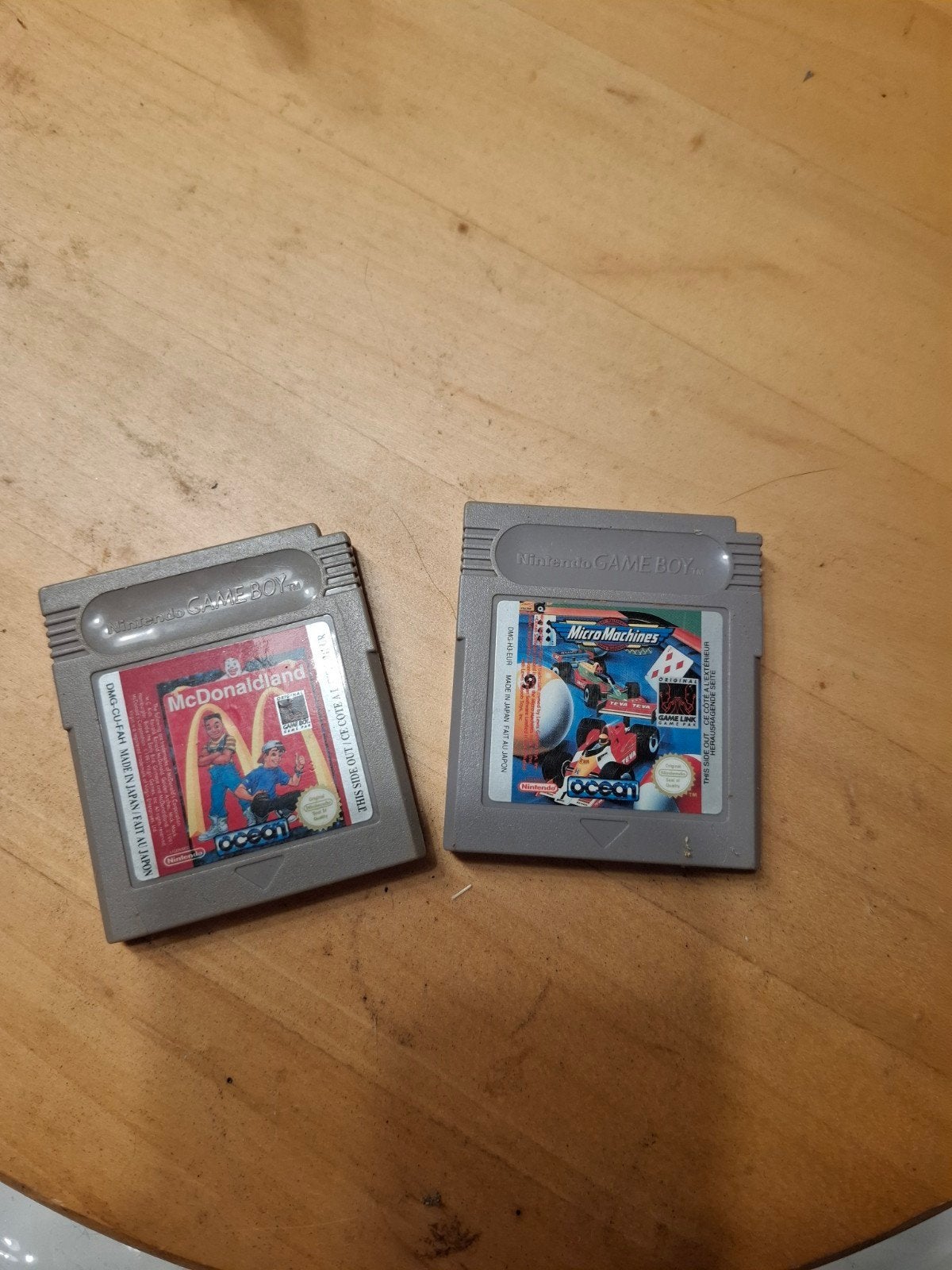 Game Boy: McDonaldland & Micro Machines (2 games), Gebruikt, Ophalen of Verzenden, Platform, 3 spelers of meer