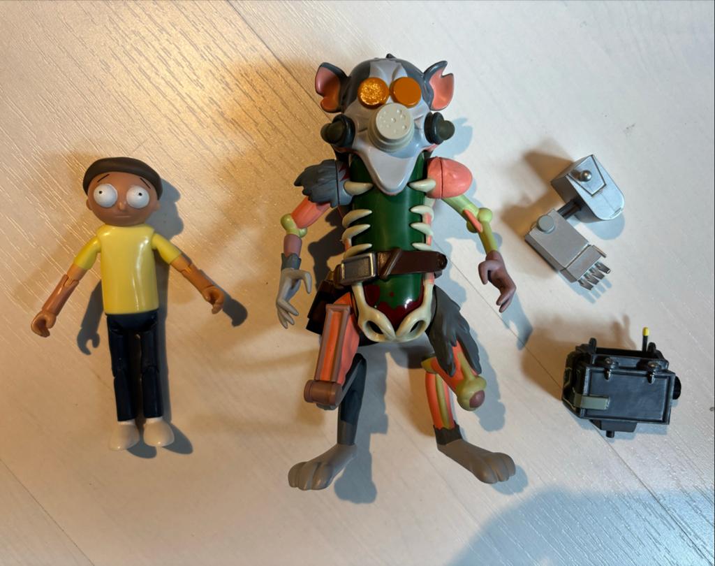 Rick and Morty actiefiguren: Pickle Rick en Morty, Funko, Ophalen of Verzenden, Zo goed als nieuw