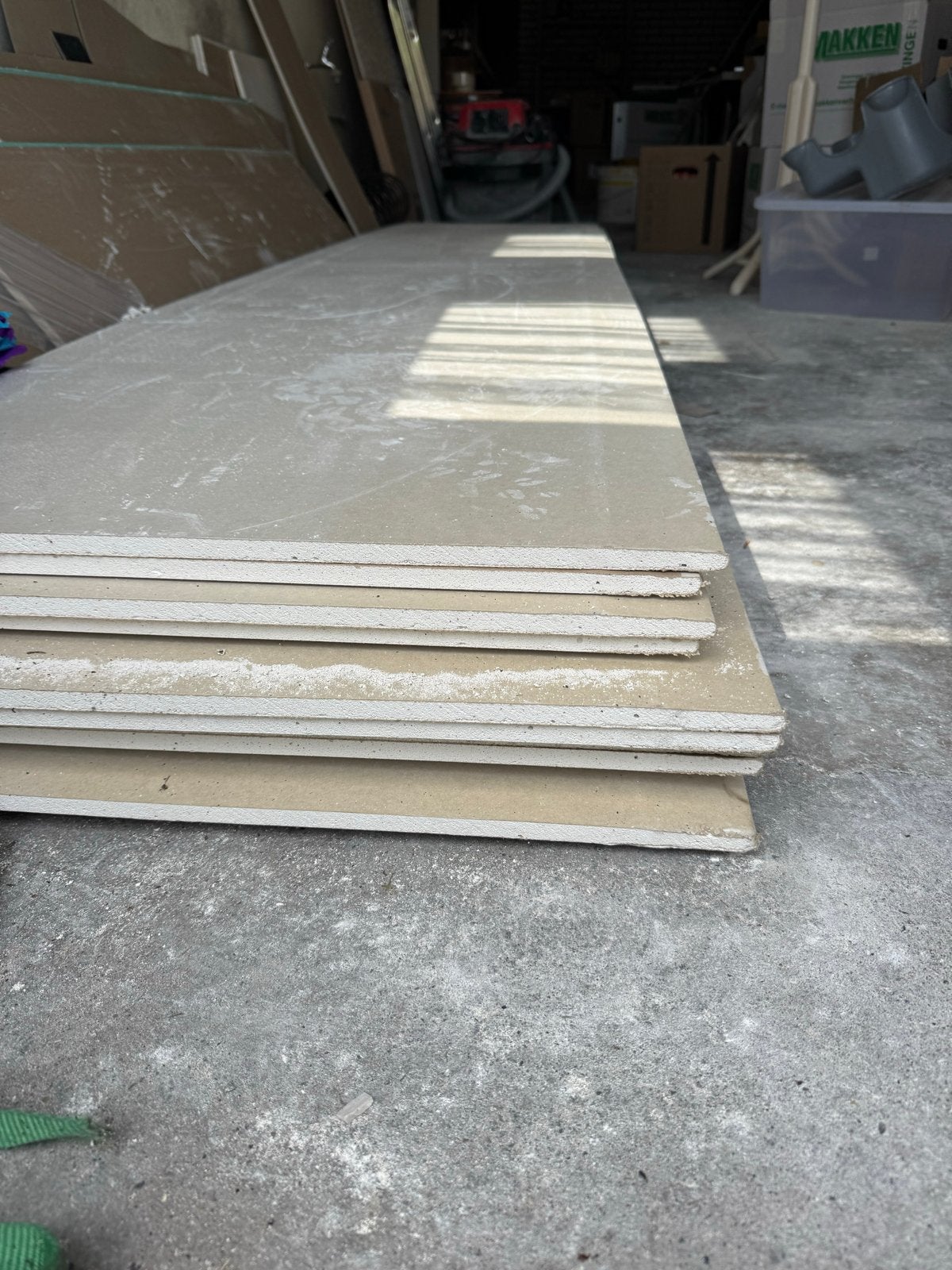 Gipsplaten voor diverse bouwprojecten - 9 stuks, Ophalen, Gebruikt, Overige materialen, Minder dan 20 mm
