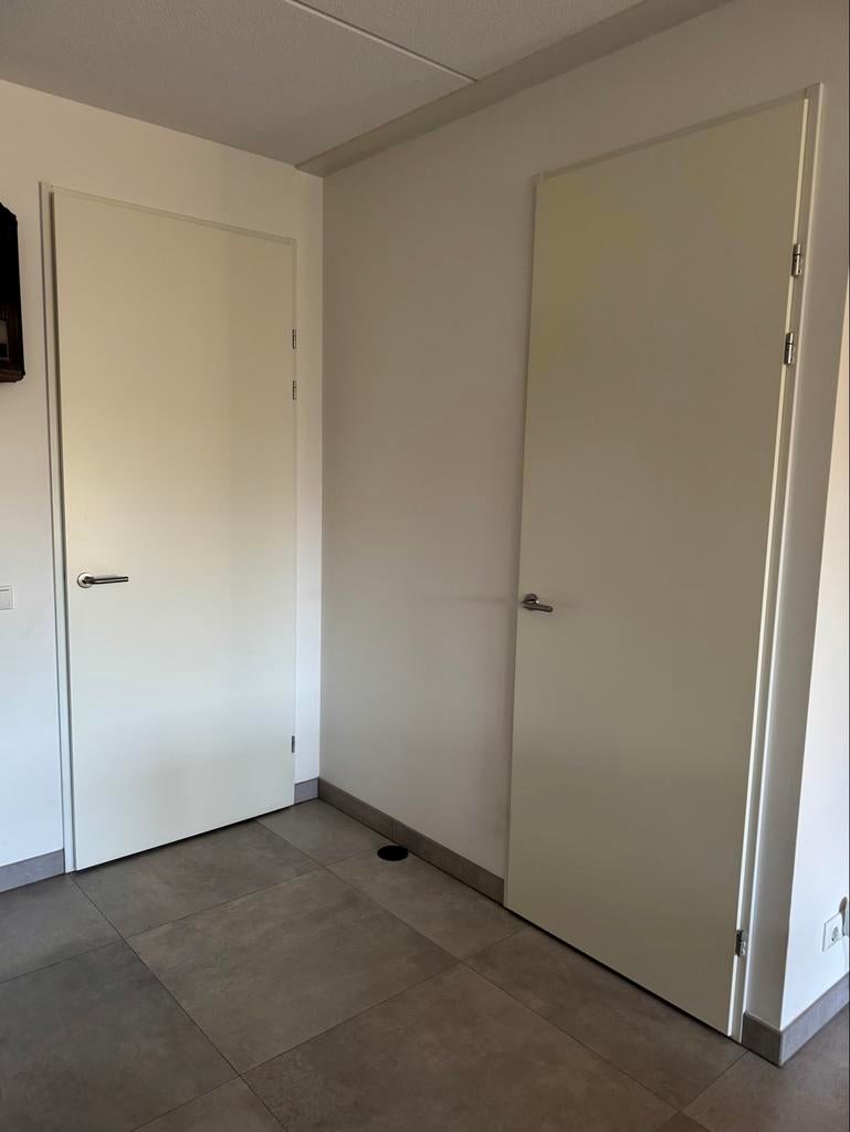 2x opdek binnendeuren - crème/wit - hoge maat (231,5 cm), Doe-het-zelf en Verbouw, Deuren en Horren, Ophalen, 80 tot 100 cm, 215 cm of meer
