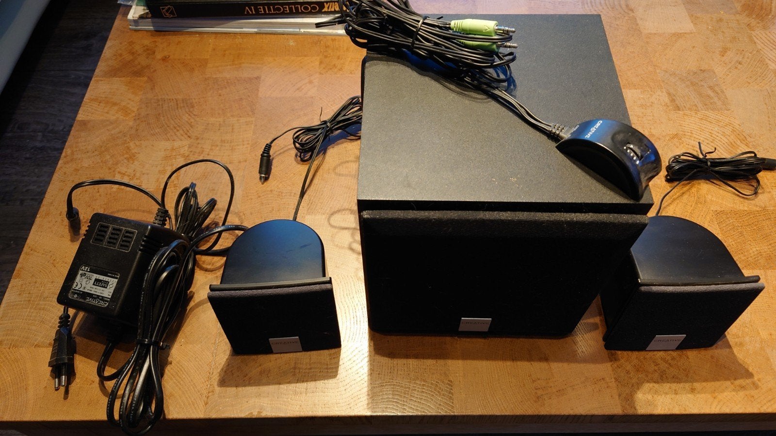 Creative Inspire 2.1 2400 luidsprekerset, Ophalen of Verzenden, Gebruikt, Audiokanaal 2.1, Creative