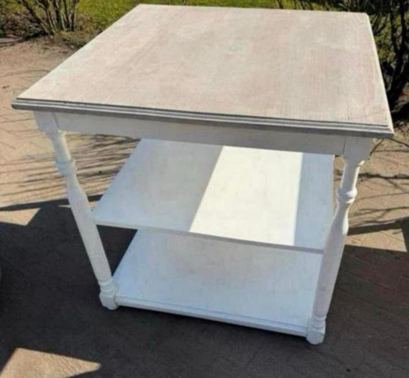 2 landelijke hoek, buffet tafel, werktafel, Servies tafel, Huis en Inrichting, Tafels | Sidetables, Ophalen, 75 cm of meer, Eikenhout
