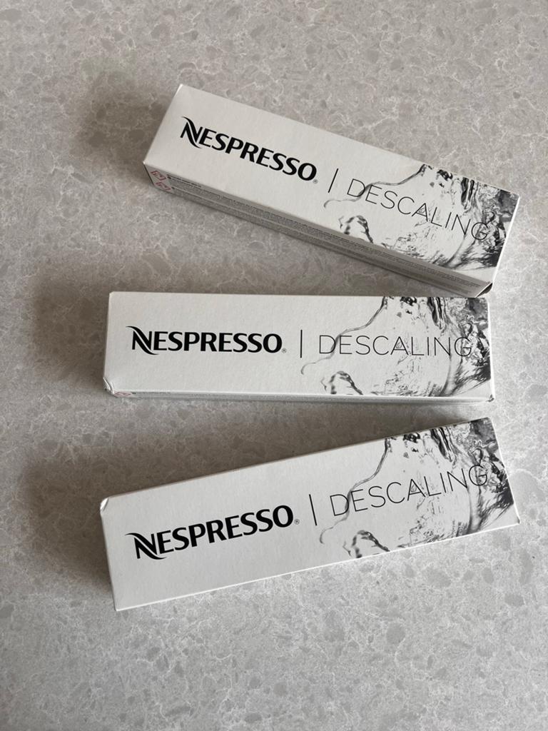 Nespresso Ontkalkingsset - 3 stuks - Nieuw, Ophalen of Verzenden, Nieuw, Nespresso, Reiniging en onderhoud