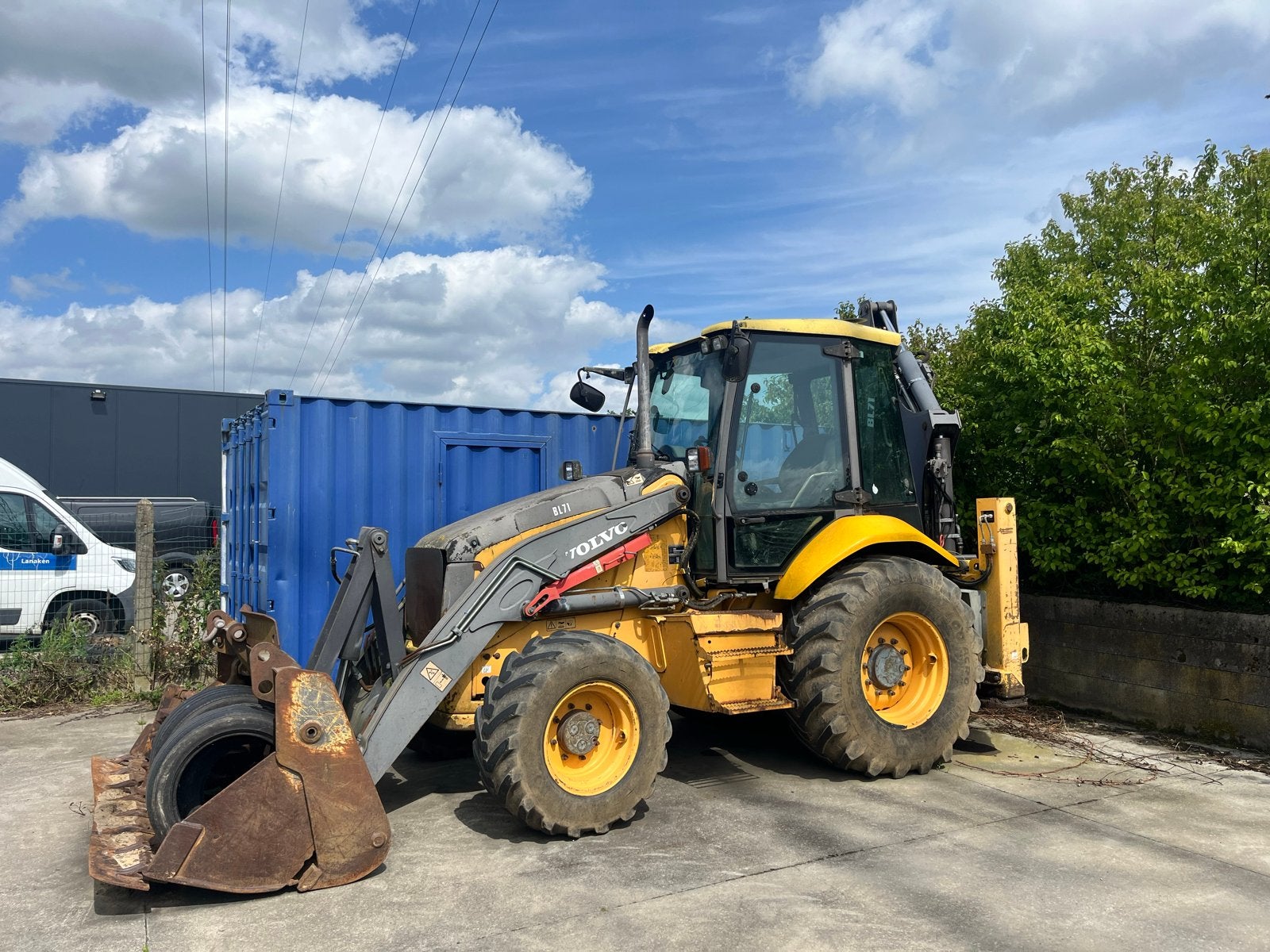 Volvo BL71 Graaflaadcombinatie - 2010 Model, Ophalen, Graaflaadcombinatie