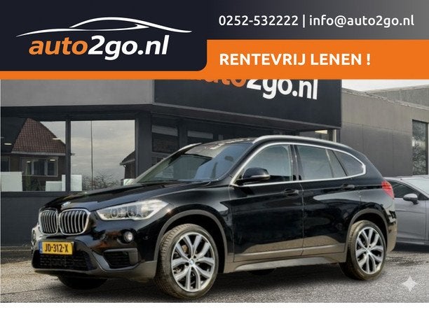 BMW X1 sDrive16d M-SPORT LEDER NAVI AIRCO PARK-ASSIST 18 INC, Gebruikt, 116 pk, Zwart, 26 km/l