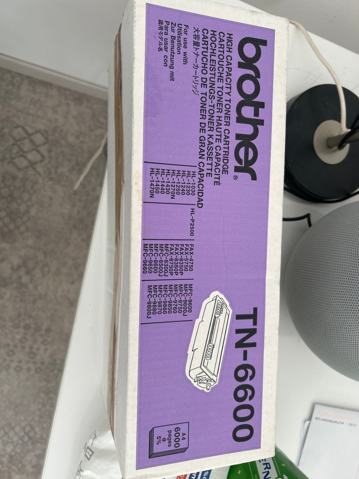 Brother TN-6600 Hoge Capaciteit Toner Cartridge, Computers en Software, Ophalen, Nieuw, Toner