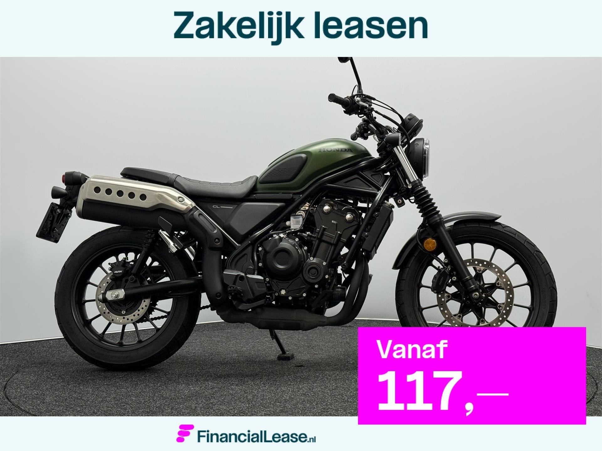 Honda CL 500, LED Verlichting, Bedrijf, 471 cc, 12 t/m 35 kW