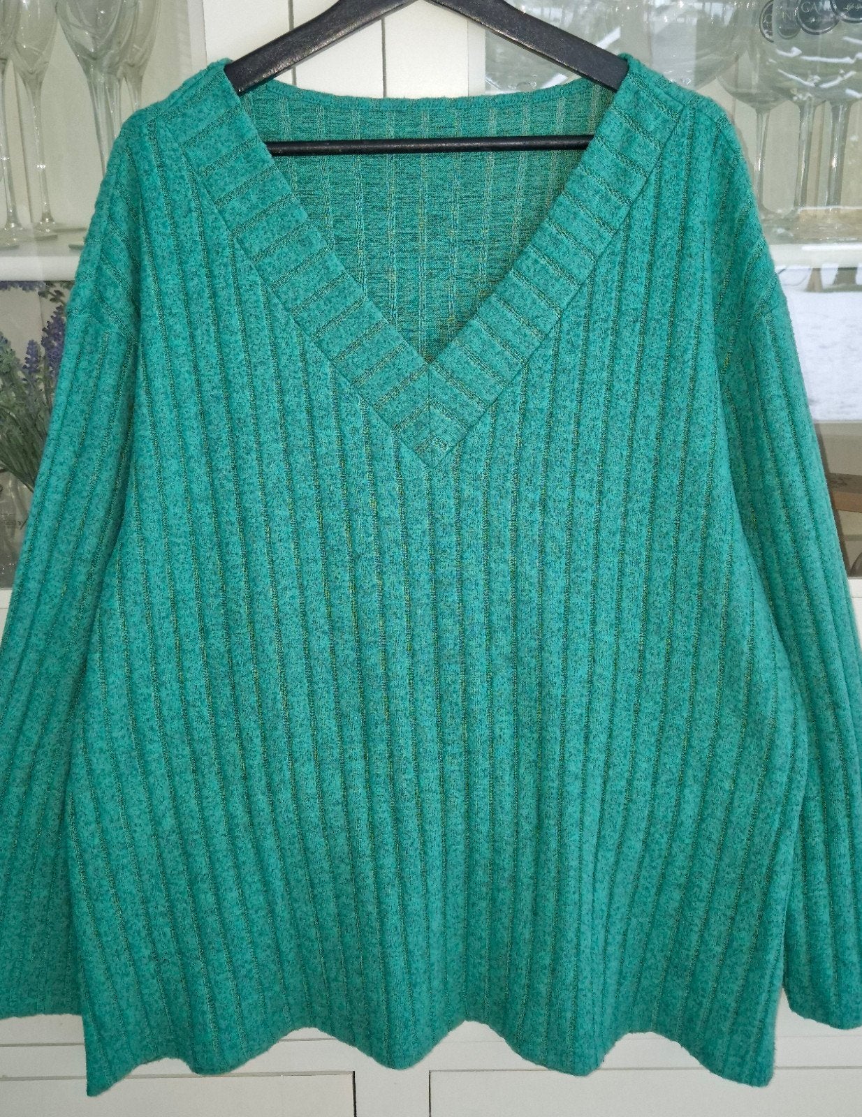 groene trui nieuw! maat 50, Kleding | Dames, Ophalen of Verzenden, Nieuw, Groen, Trui of Vest