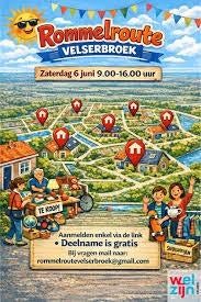 Rommelroute Velserbroek 6 juni 2026, Diversen, Rommelmarktspullen, Ophalen