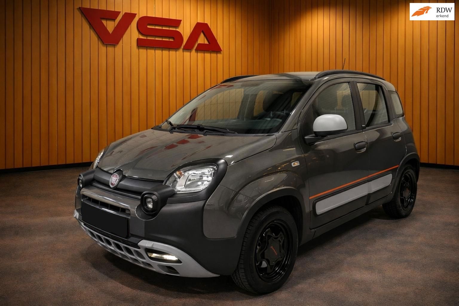 Fiat Panda 1.0 Hybrid Garmin Cross|Climate|Carplay|6 bak|hal, Auto's, Fiat, Voorwielaandrijving, Gebruikt, Panda, Met garantie (alle)