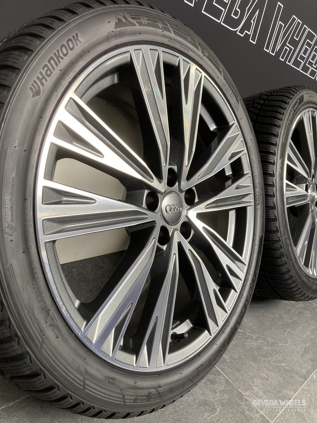 20” originele Audi A6 C8 velgen + nwe winterbanden 5x112 4K0, Gebruikt, 255 mm, -, -