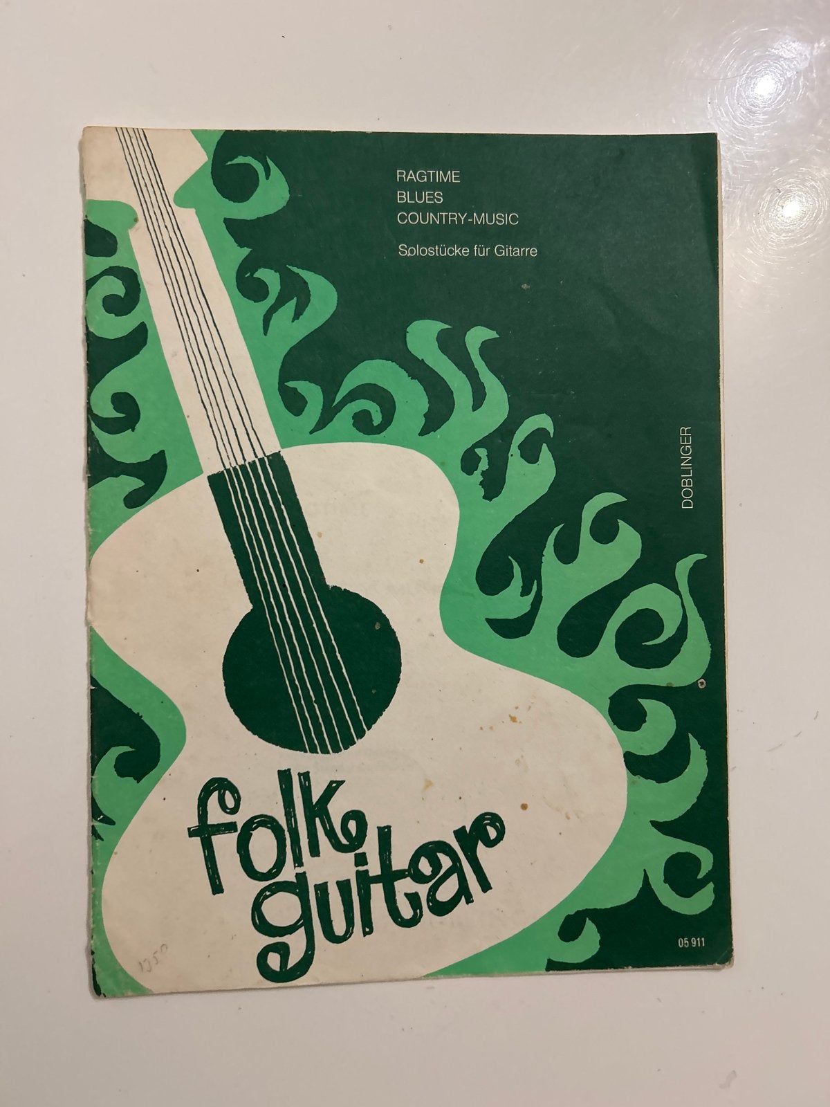 Folk Guitar: Ragtime, Blues, Country-Music Solostücke, Gitaar, Ophalen of Verzenden, Zo goed als nieuw, Thema