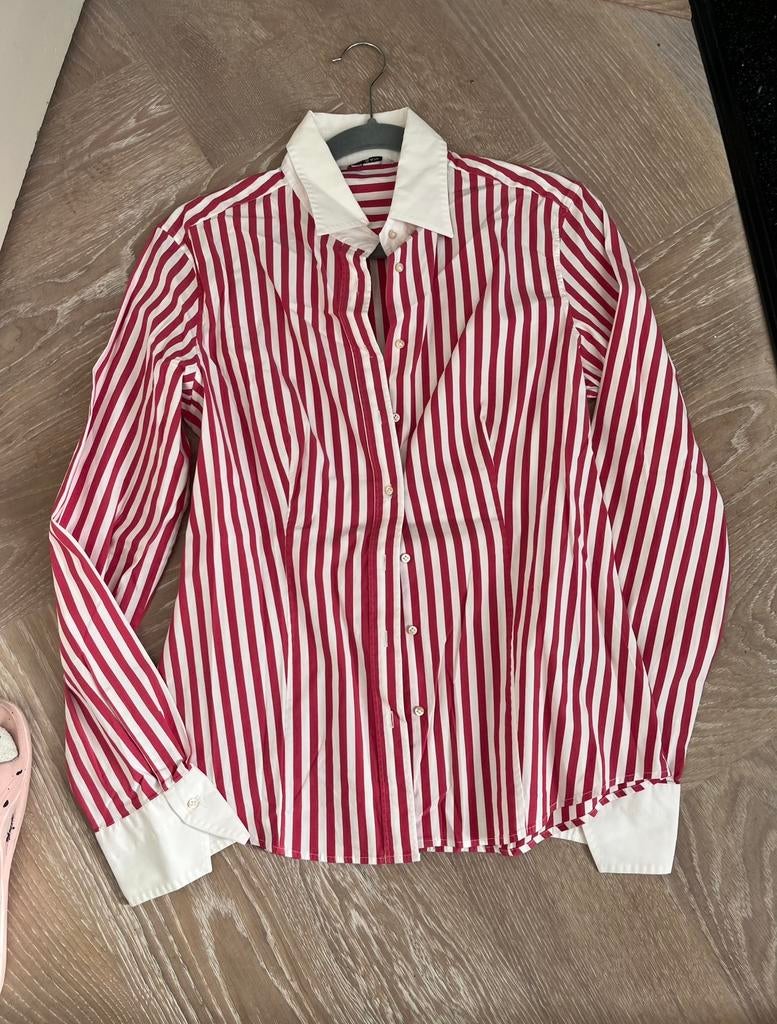 Caliban blouse by Pauw  maat 38  it 48 als nieuw !, Ophalen of Verzenden, Zo goed als nieuw, Maat 38/40 (M), Blauw