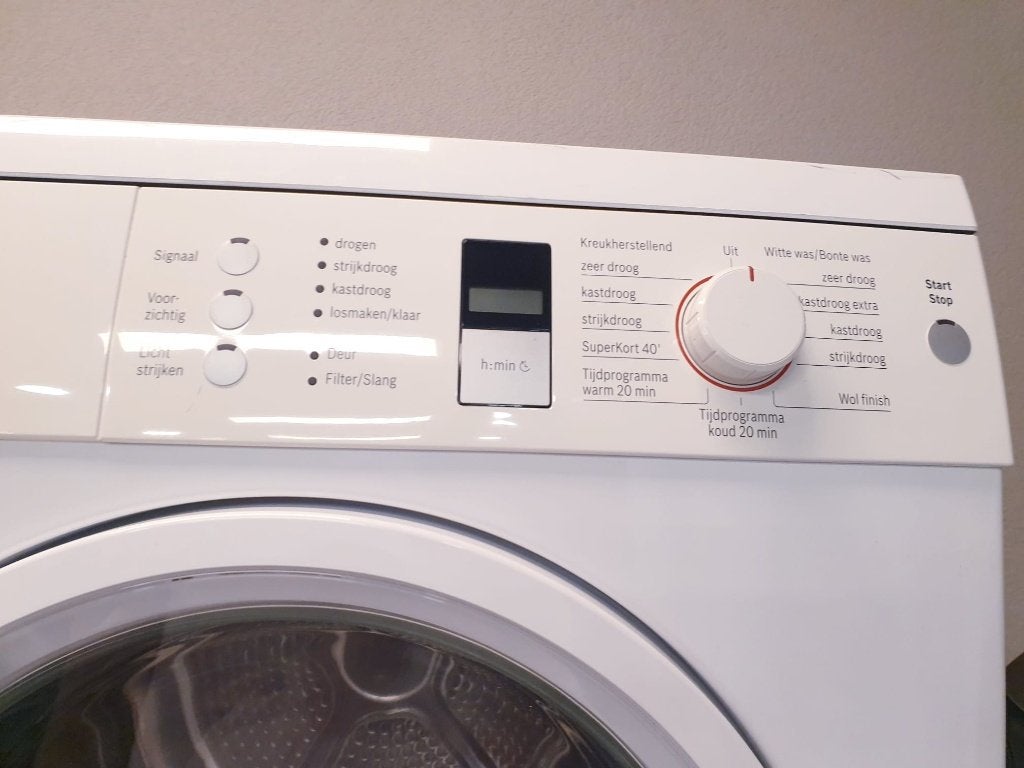 lucht afvoerdroger Bosch 8kg INC GARANTIE, Witgoed en Apparatuur, Wasdrogers, Ophalen, Minder dan 85 cm, Luchtafvoer, Anti-kreukfase