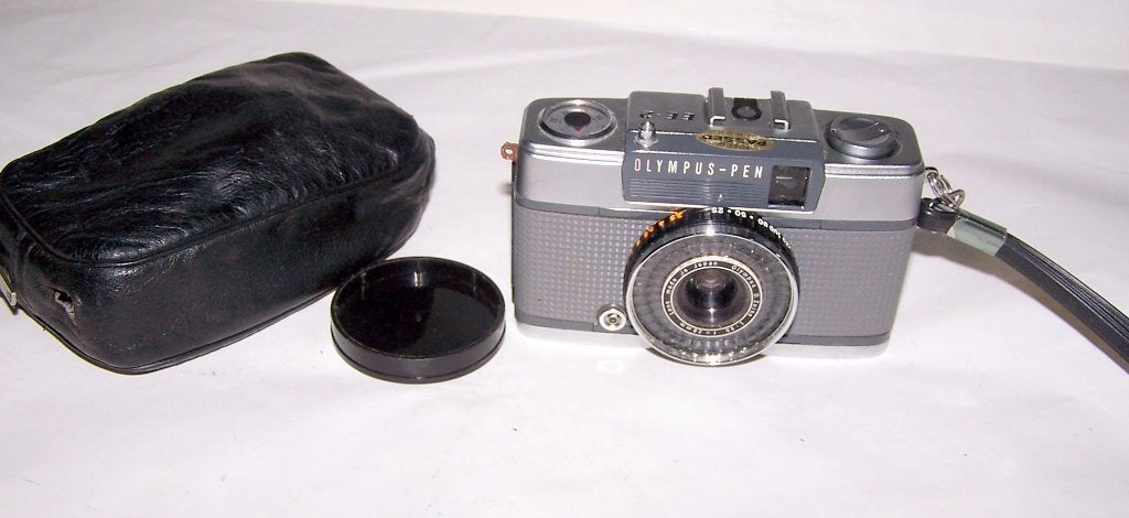 Prachtige Olympus-Pen EE-2. Halfframe-camera. Nieuwstaat., Audio, Tv en Foto, Fotocamera's Analoog, Ophalen of Verzenden, Zo goed als nieuw