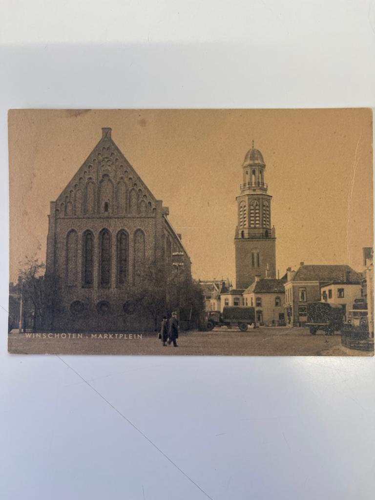 Oude Ansichtkaart Winschoten Marktplein Groningen, Ophalen of Verzenden, Voor 1920, Ongelopen, Groningen