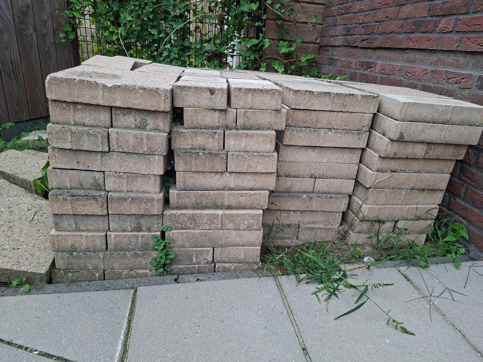 Gratis tegels, Ophalen