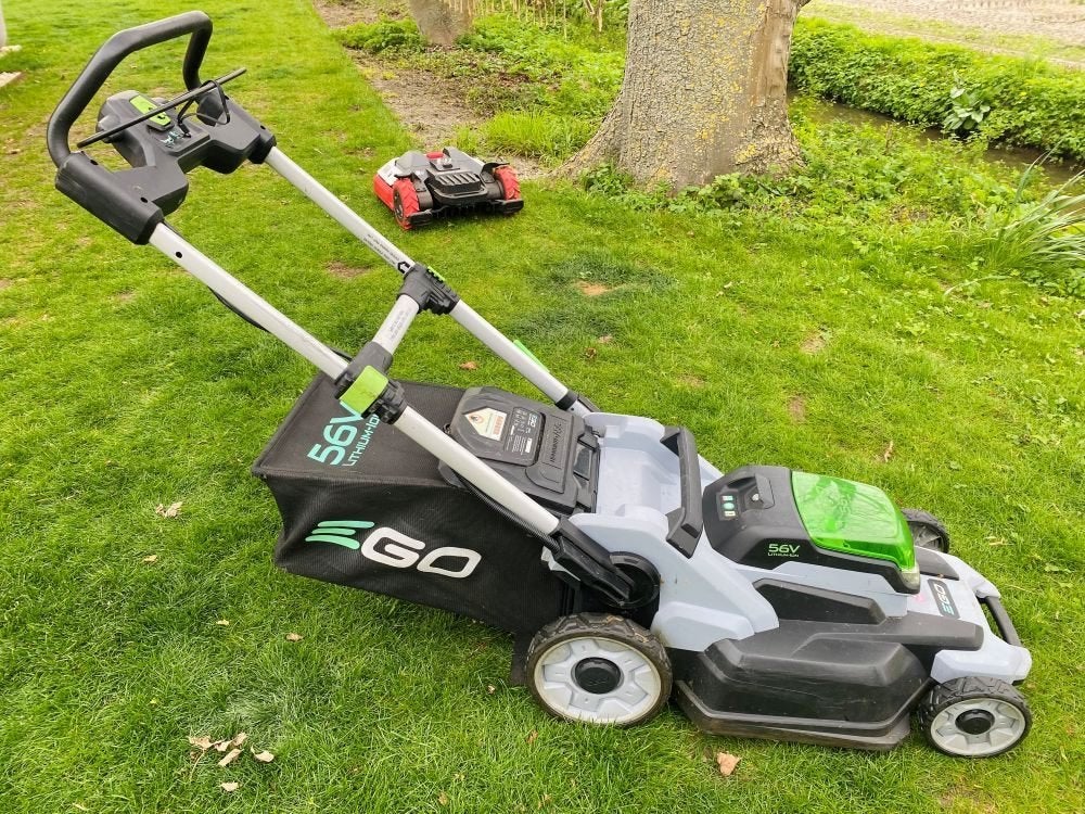 EGO Accu grasmaaier, Ophalen, Cirkelmaaier, Accu-grasmaaier, 40 t/m 49 cm