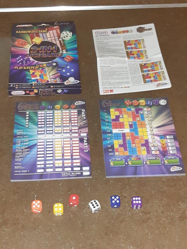 2 in 1 dice games nieuw, Ophalen of Verzenden, Nieuw