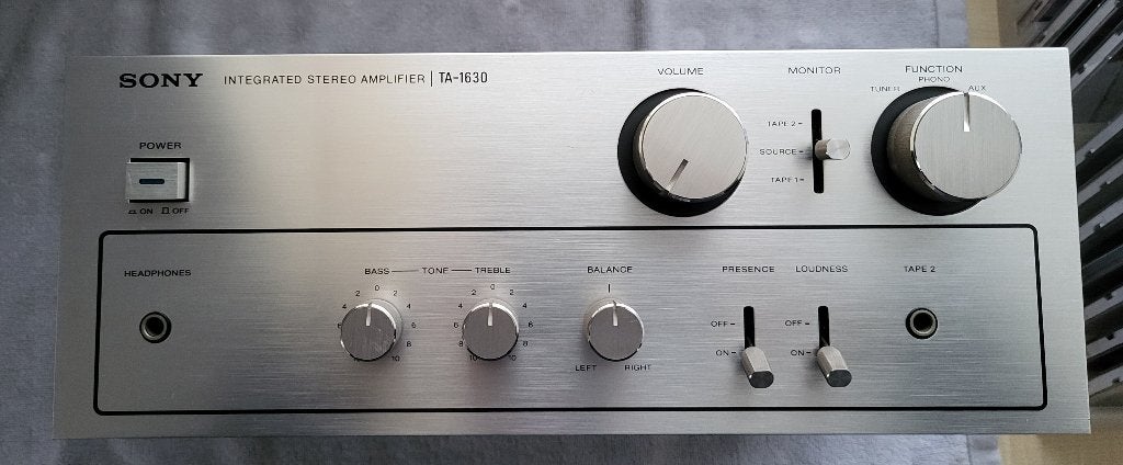 Sony versterker TA-1630, Gebruikt, Verzenden, Sony, Minder dan 60 watt