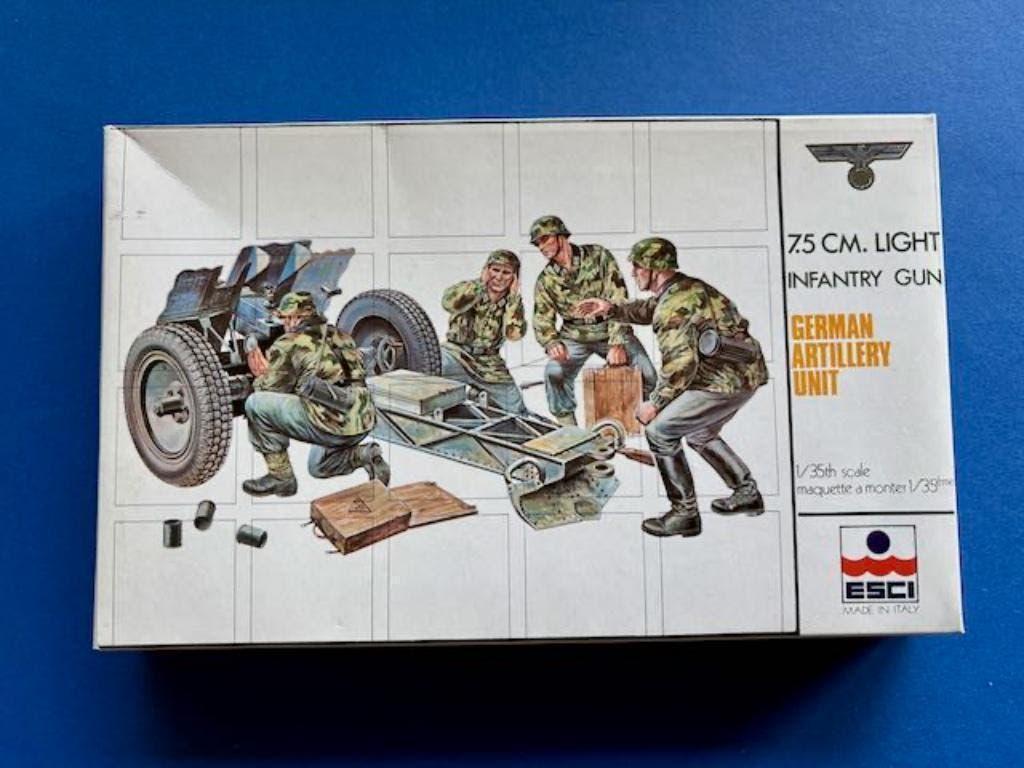 ESCI	5011	7.5 cm Light Infantry Gun & Artillery Unit	1/35, Ophalen of Verzenden, Nieuw, 1:35 tot 1:50