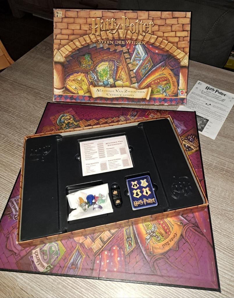 Harry Potter en de Steen der Wijzen Bordspel, Drie of vier spelers, Ophalen of Verzenden, Zo goed als nieuw, Mattel