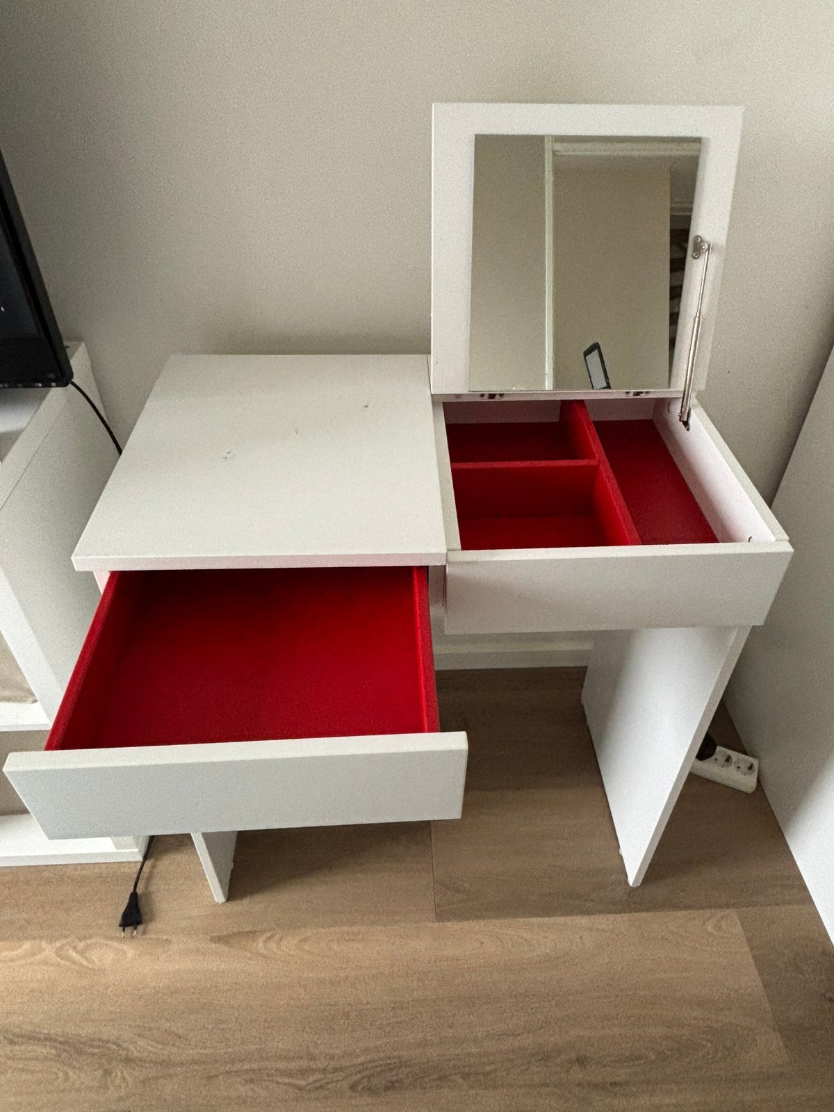 Ikea Brimnes make up tafel, Ophalen, Gebruikt, 50 tot 100 cm, Minder dan 100 cm