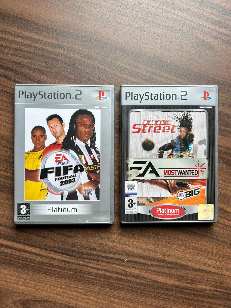 Fifa 2003 & Fifa Street Playstation 2, Gebruikt, 2 spelers, Eén computer, Ophalen of Verzenden