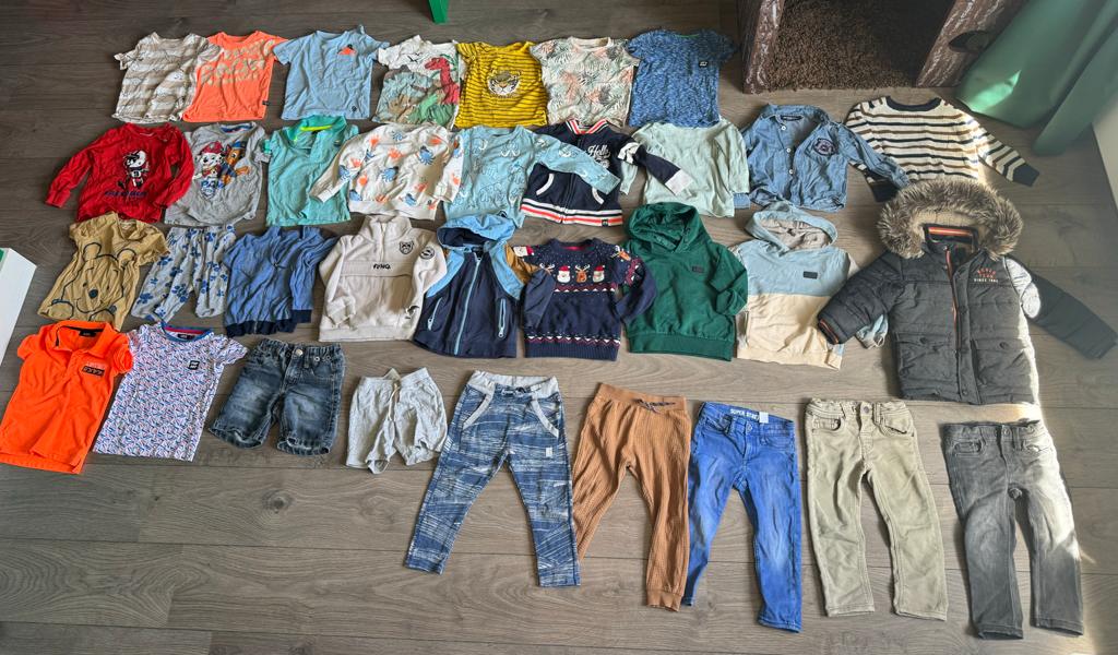 Jongenskleding maat 92: Flinq, McGregor, Little President, Z, Ophalen of Verzenden, Gebruikt, Jongen, Setje