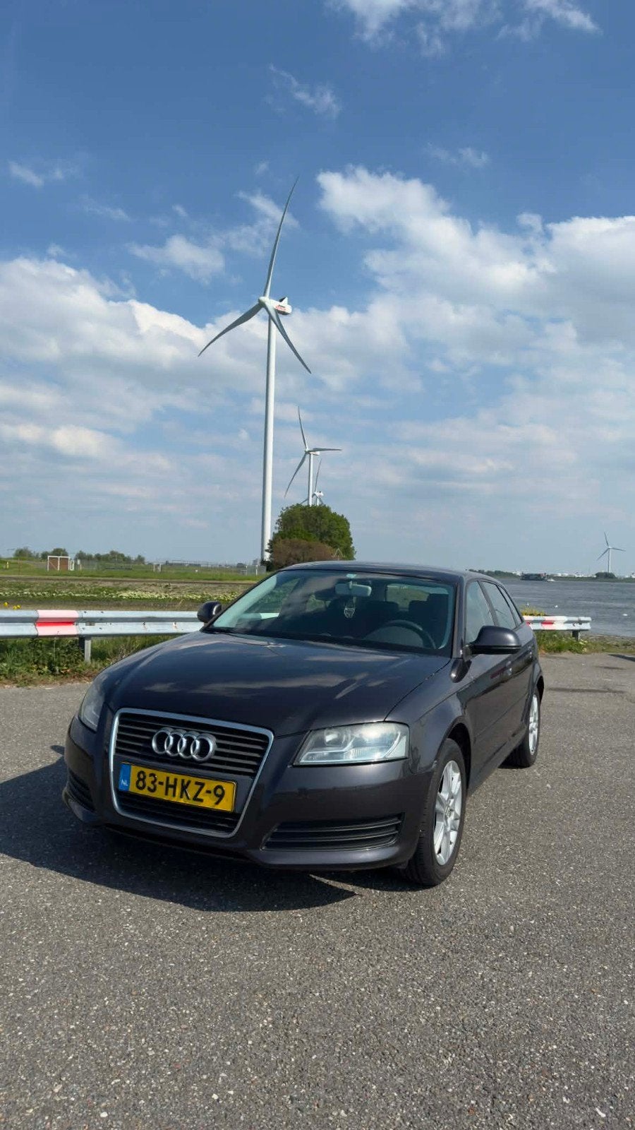 Audi A3 1.6 MPI 102pk 2009 Grijs, Auto's, Audi, Voorwielaandrijving, 1200 kg, Zilver of Grijs, 57 €/maand