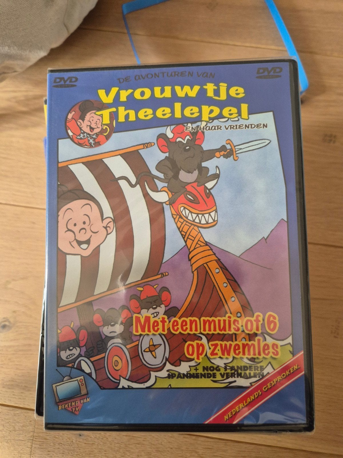Vrouwtje Theelepel - Met een Muis of 6 op Zwemles DVD, Alle leeftijden, Familie, Nieuw in verpakking, Film