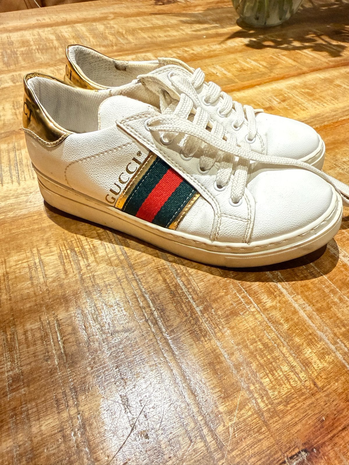 Gucci Ace sneakers dames maat 36, Kleding | Dames, Ophalen of Verzenden, Gedragen, Wit, Sneakers of Gympen