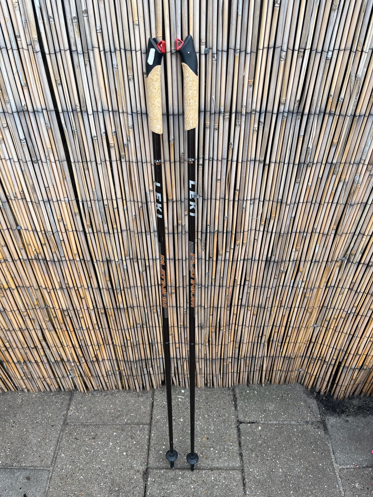 Leki Platinum Langlaufstokken 120 cm, Ophalen of Verzenden, Gebruikt, Wandelstok