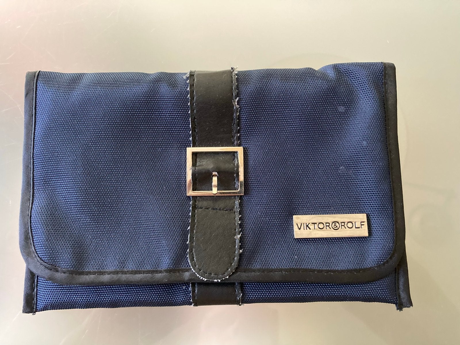 Viktor & Rolf toilettas / etui (zonder inhoud), Ophalen, Gebruikt, Blauw, Heer of Dame